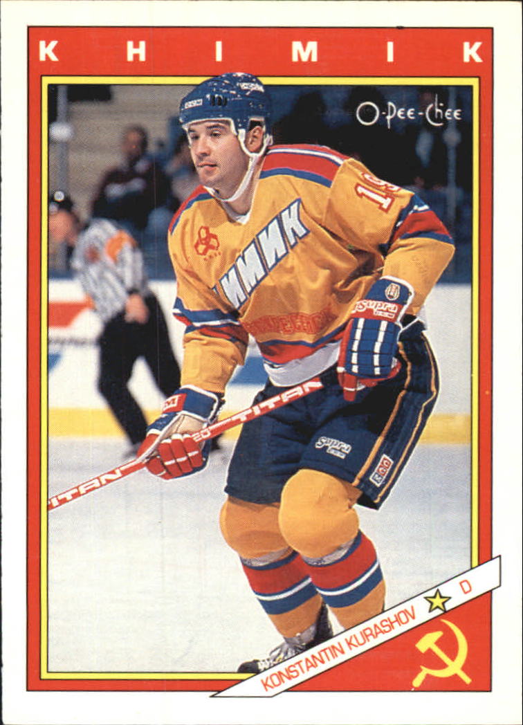 1991-92 O-Pee-Chee Inserts #52R Konstantin Kurashov