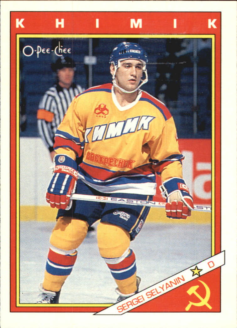 1991-92 O-Pee-Chee Inserts #58R Sergei Selyanin