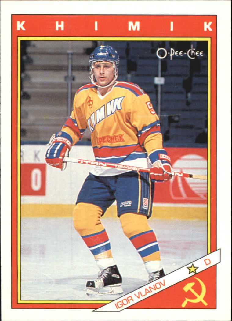 1991-92 O-Pee-Chee Inserts #62R Igor Ulanov UER