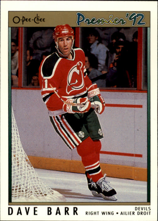 1991-92 OPC Premier #54 Dave Barr