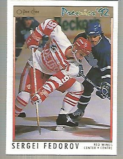 1991-92 OPC Premier #68 Sergei Fedorov