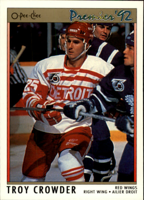 1991-92 OPC Premier #169 Troy Crowder