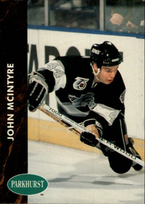 1991-92 Parkhurst #296 John McIntyre