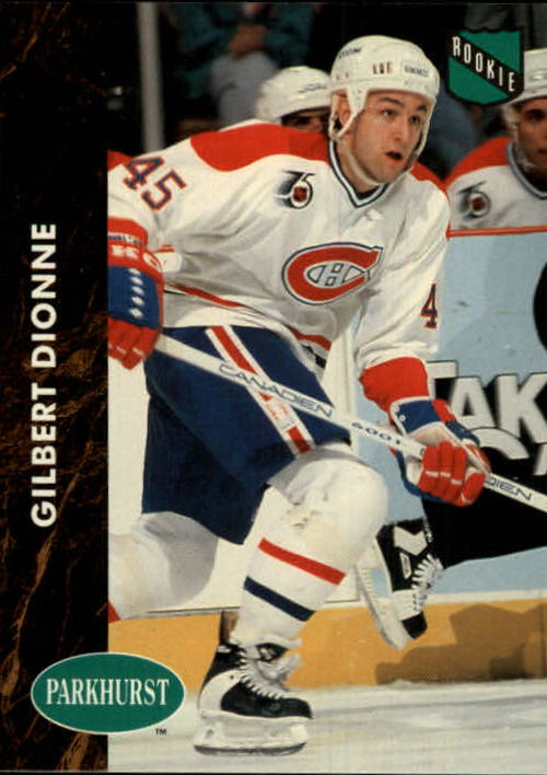 1991-92 Parkhurst #313 Gilbert Dionne RC
