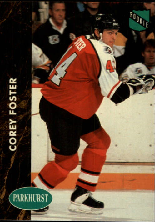 1991-92 Parkhurst #344 Corey Foster RC