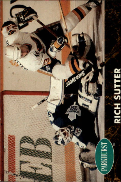1991-92 Parkhurst #372 Rich Sutter