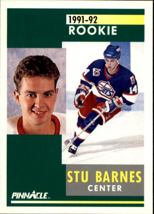 1991-92 Pinnacle #319 Stu Barnes