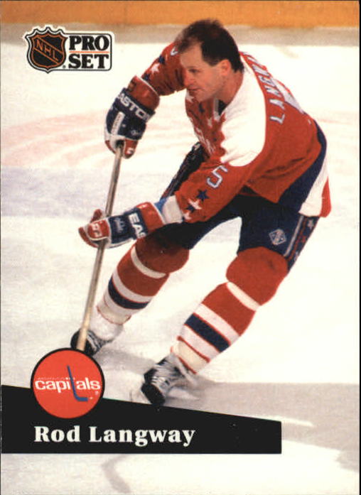 1991-92 Pro Set #259 Rod Langway