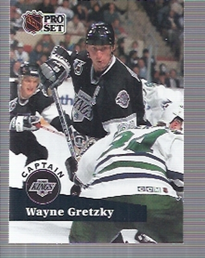 1991-92 Pro Set #574 Wayne Gretzky CAP