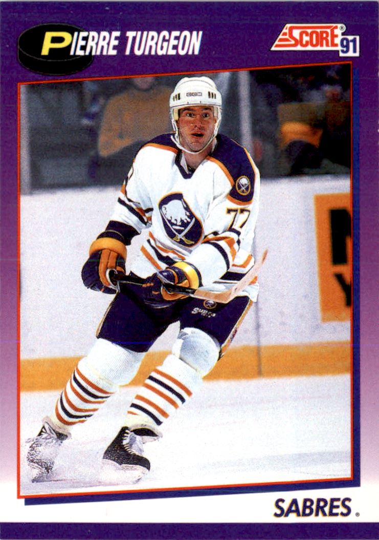 1991-92 Score American #4 Pierre Turgeon