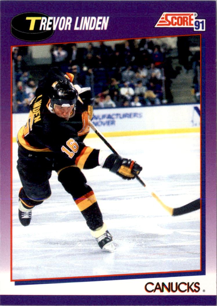 1991-92 Score American #8 Trevor Linden