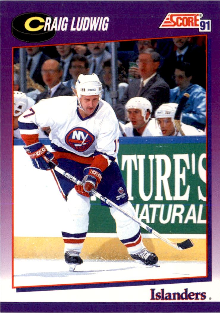 1991-92 Score American #13 Craig Ludwig