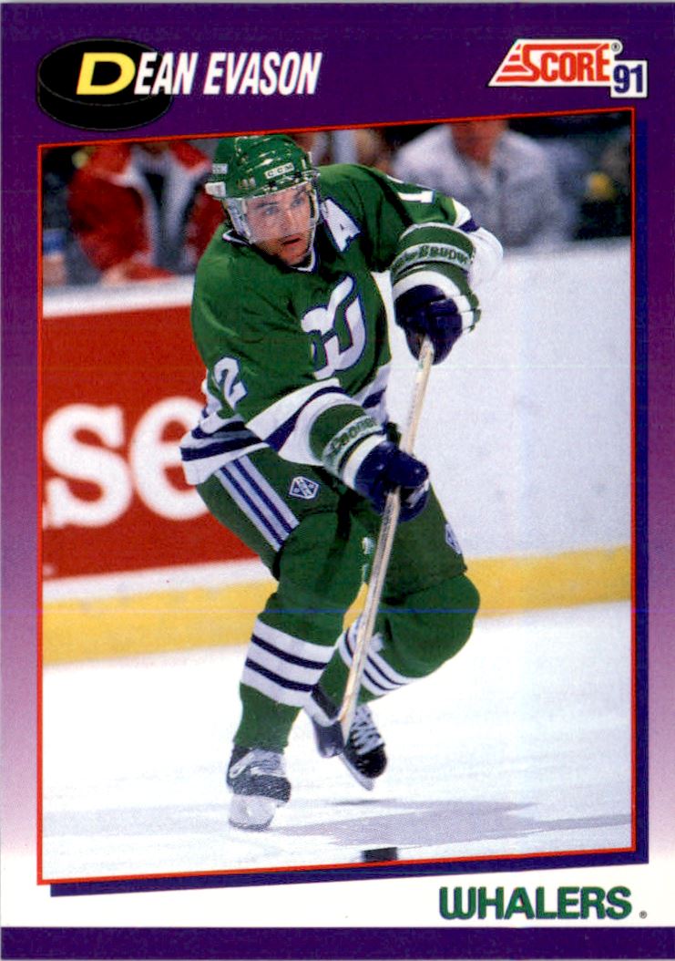 1991-92 Score American #17 Dean Evason