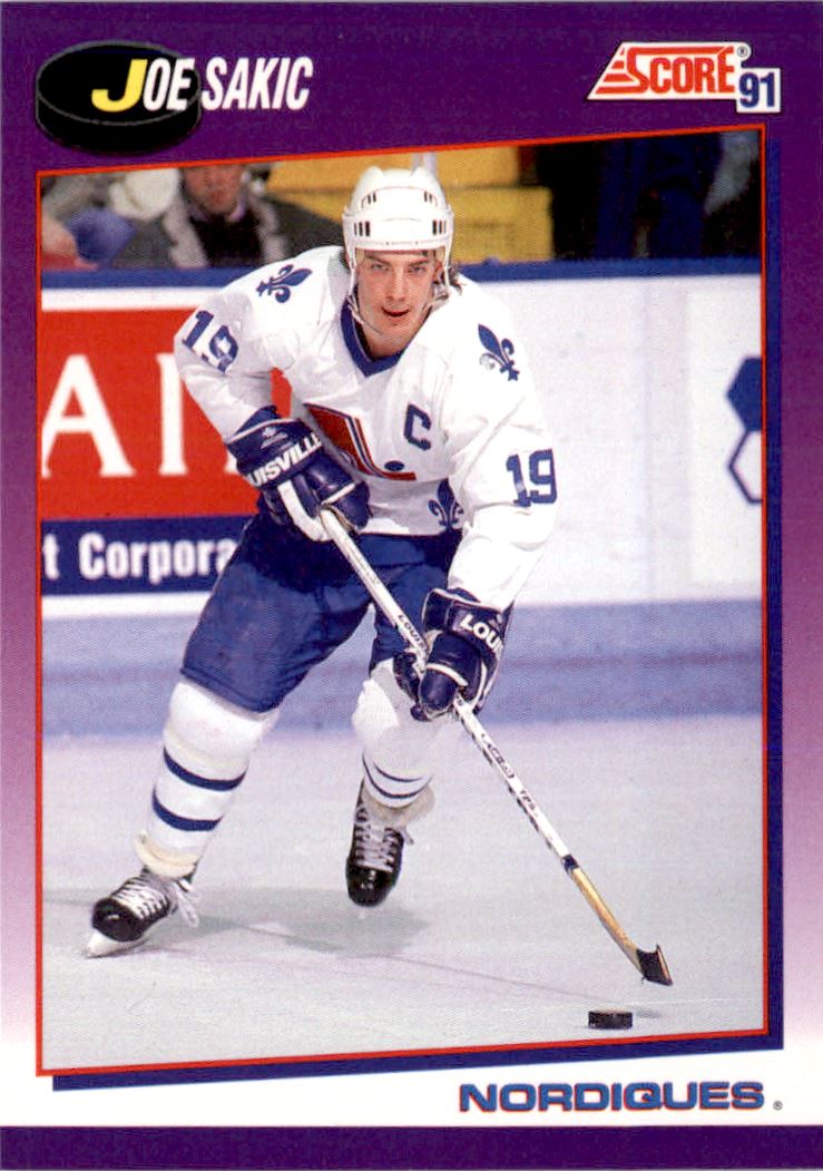 1991-92 Score American #25 Joe Sakic