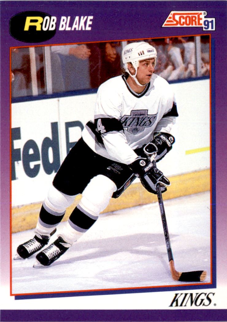 1991-92 Score American #27 Rob Blake
