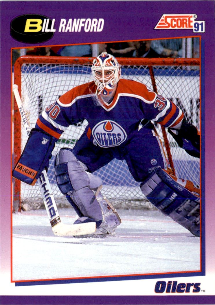 1991-92 Score American #30 Bill Ranford