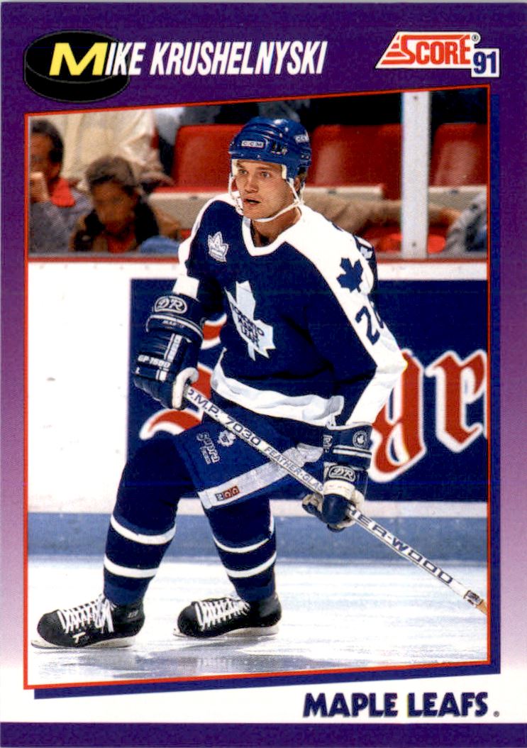 1991-92 Score American #33 Mike Krushelnyski