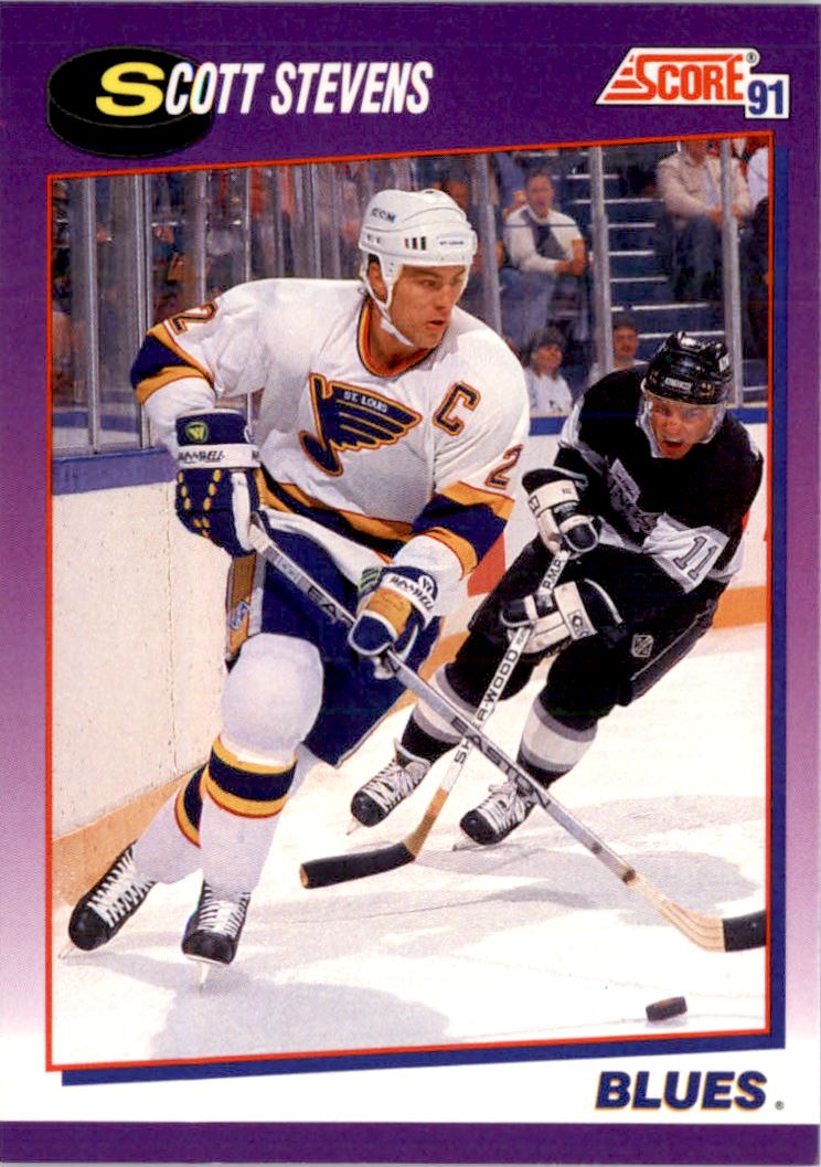 1991-92 Score American #40 Scott Stevens