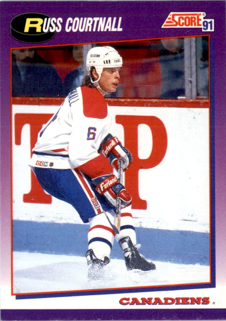 1991-92 Score American #42 Russ Courtnall