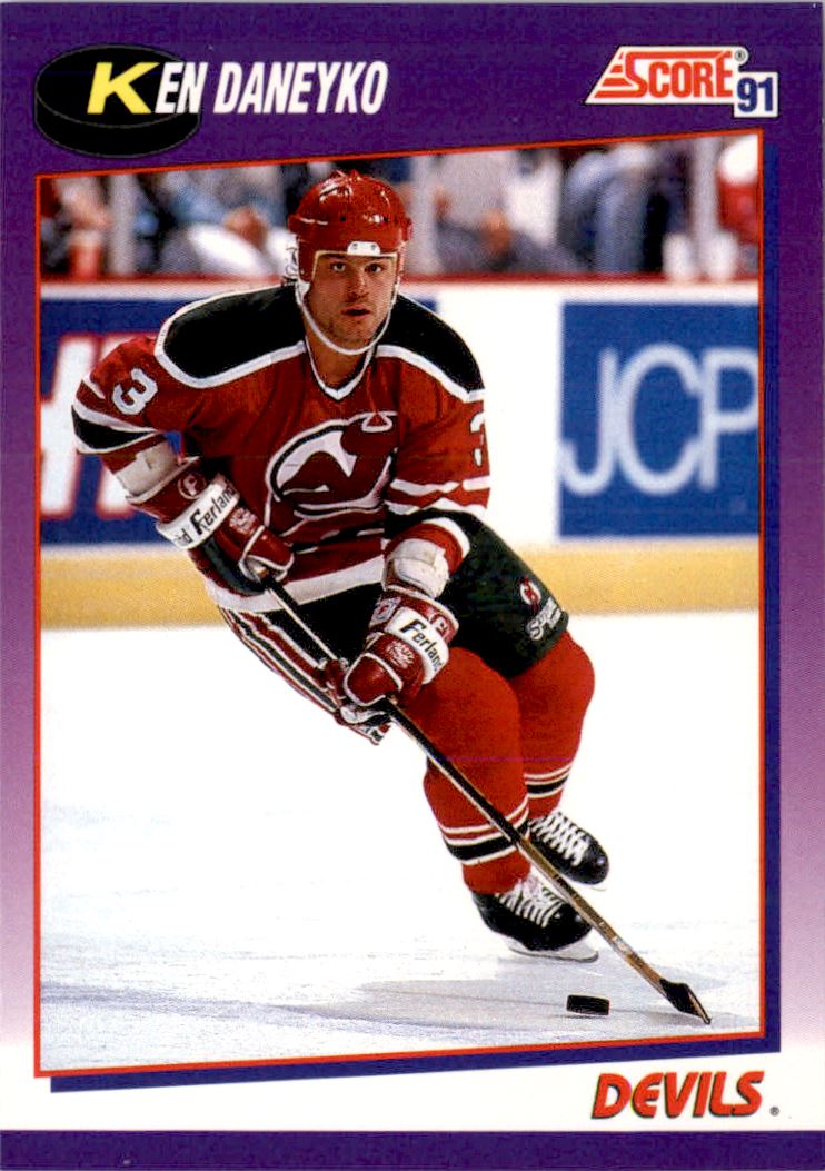 1991-92 Score American #46 Ken Daneyko