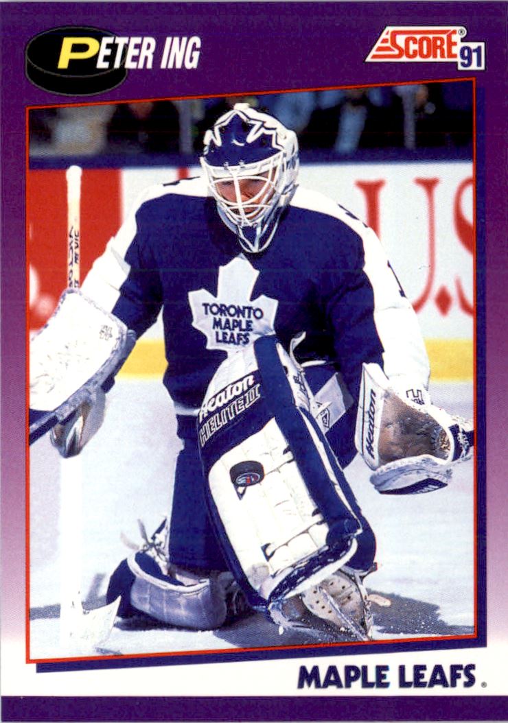 1991-92 Score American #55 Peter Ing