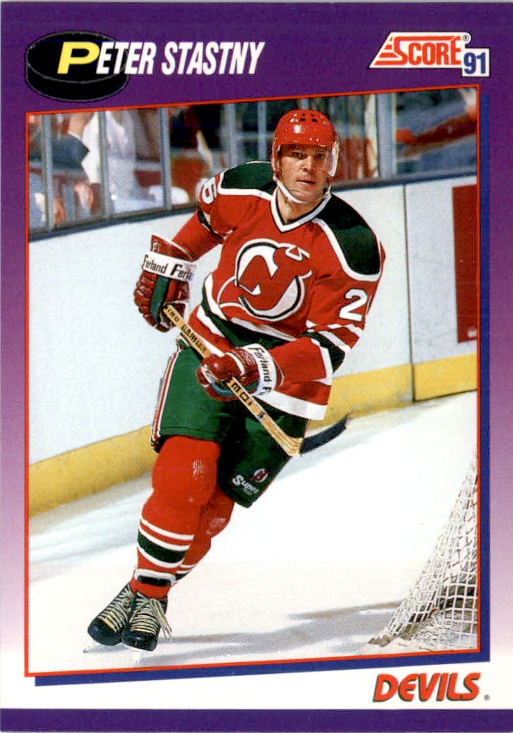 1991-92 Score American #66 Peter Stastny