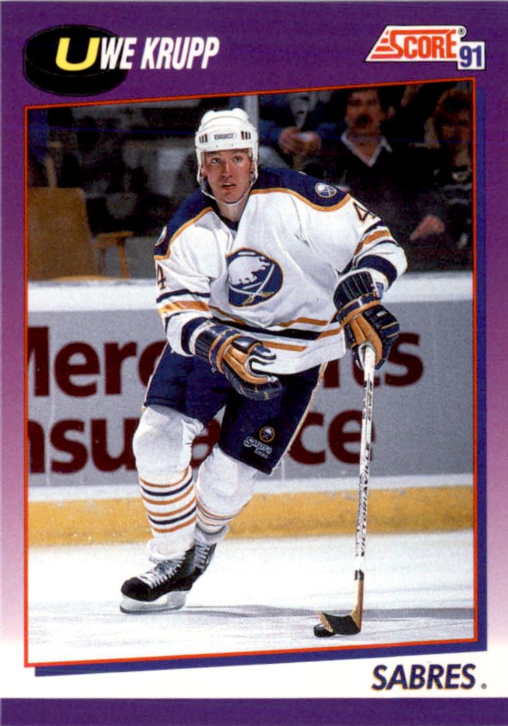 1991-92 Score American #84 Uwe Krupp