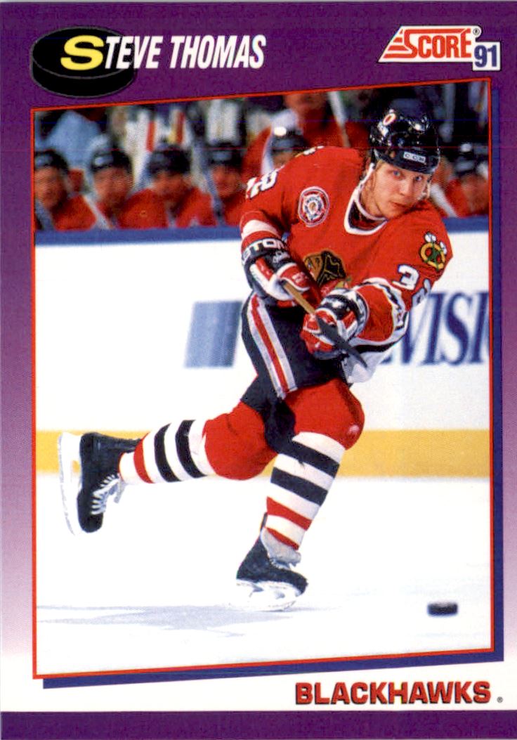 1991-92 Score American #94 Steve Thomas