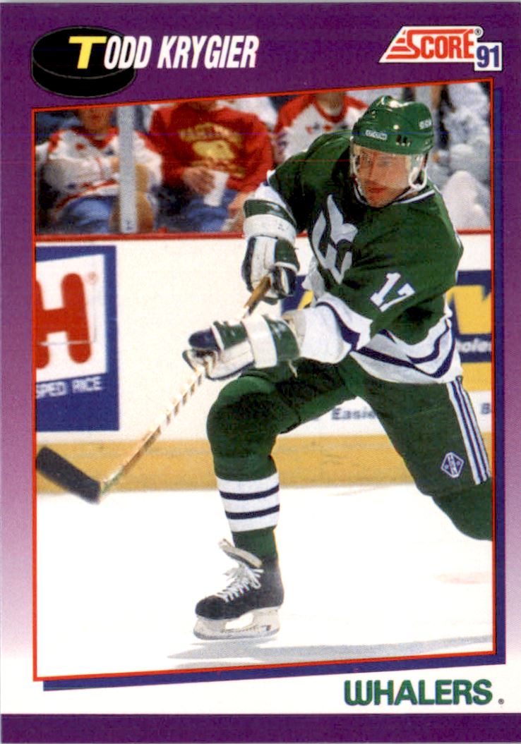 1991-92 Score American #97 Todd Krygier