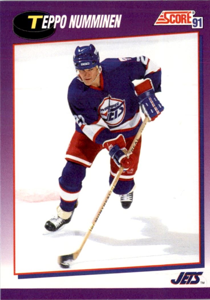 1991-92 Score American #101 Teppo Numminen