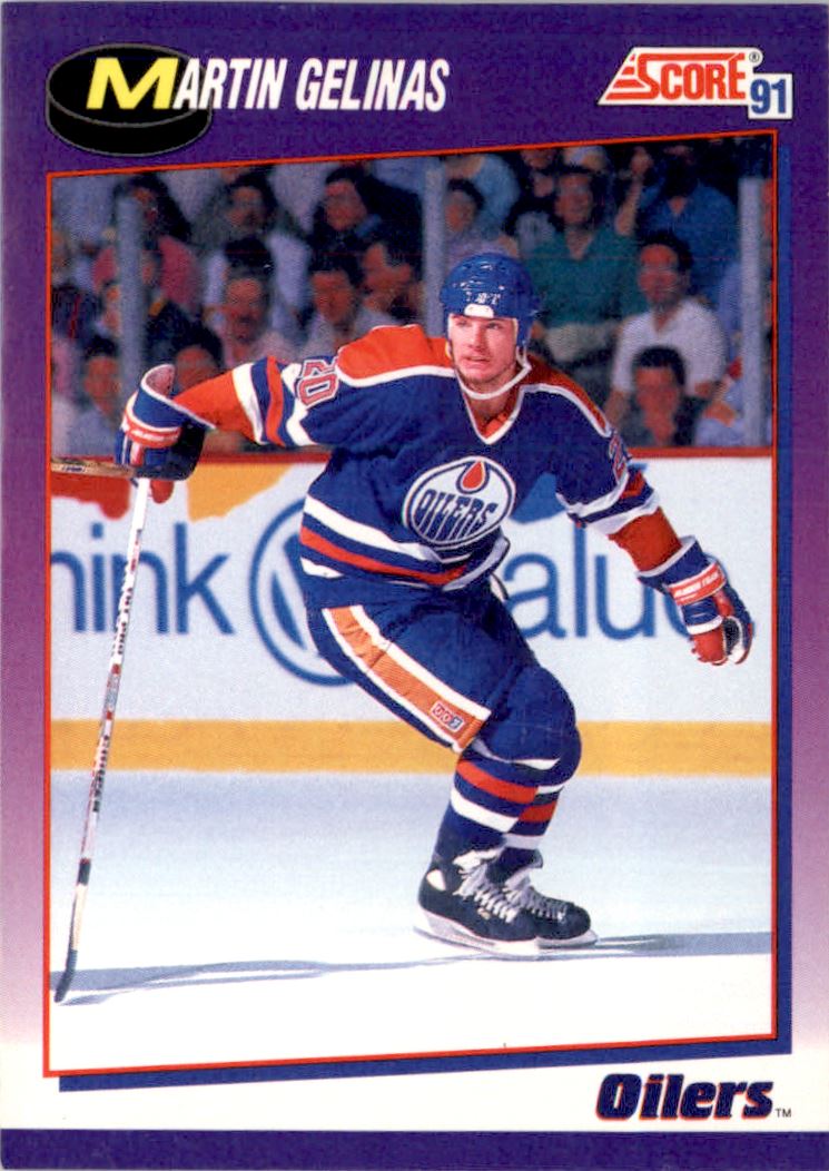 1991-92 Score American #159 Martin Gelinas