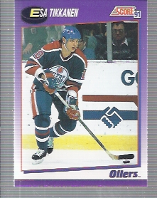 1991-92 Score American #241 Esa Tikkanen