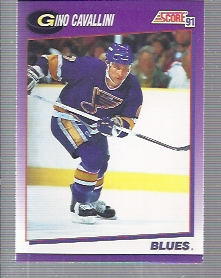 1991-92 Score American #258 Gino Cavallini