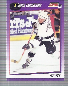 1991-92 Score American #270 Tomas Sandstrom