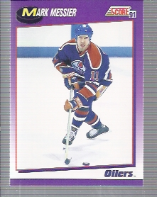 1991-92 Score American #285 Mark Messier