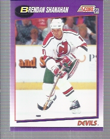 1991-92 Score American #286 Brendan Shanahan