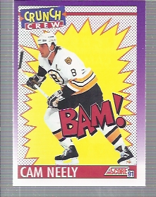 1991-92 Score American #301 Cam Neely CC