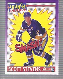 1991-92 Score American #303 Scott Stevens CC
