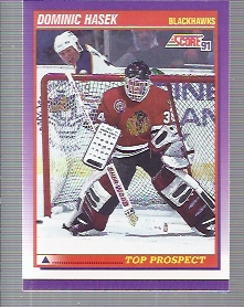 1991-92 Score American #316 Dominik Hasek RC