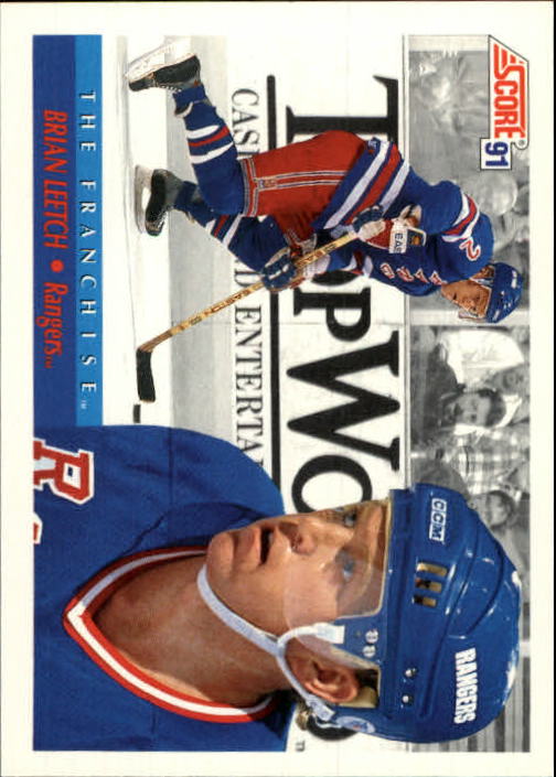 1991-92 Score American #333 Brian Leetch FP