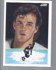 1991-92 Score American #345 Luc Robitaille DT