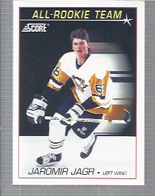 1991-92 Score American #351 Jaromir Jagr ART