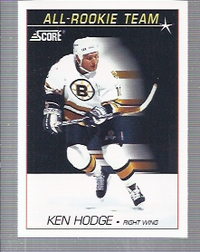 1991-92 Score American #353 Ken Hodge Jr. ART