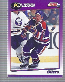 1991-92 Score American #359 Ken Linseman