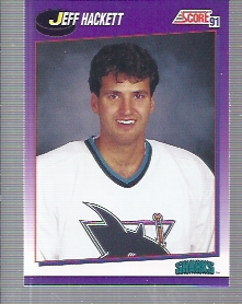 1991-92 Score American #367 Jeff Hackett