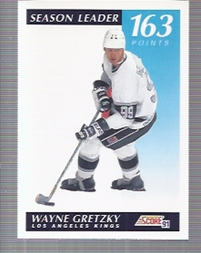 1991-92 Score American #406 Wayne Gretzky SL