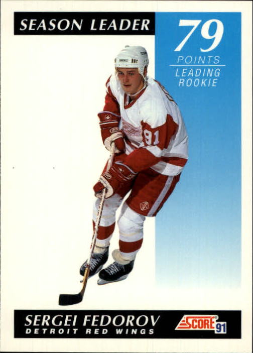 1991-92 Score American #408 Sergei Fedorov SL