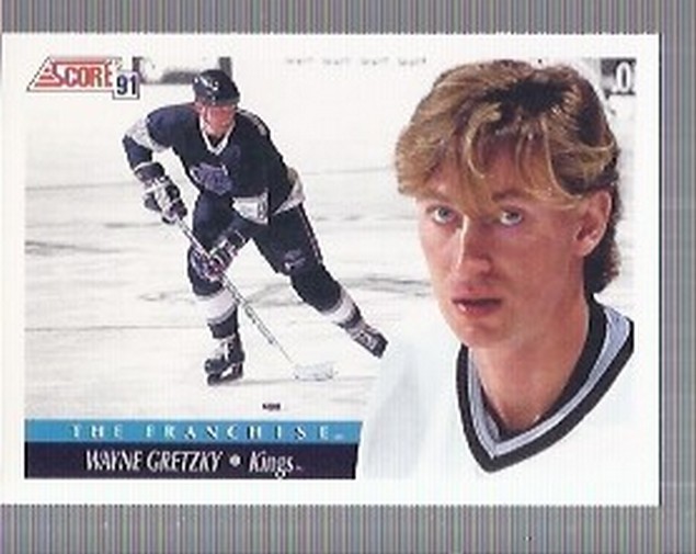 1991-92 Score American #422 Wayne Gretzky FP