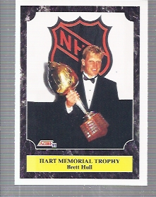 1991-92 Score American #428 Brett Hull Hart