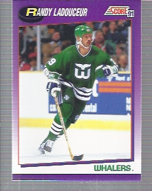 1991-92 Score American #436 Randy Ladouceur